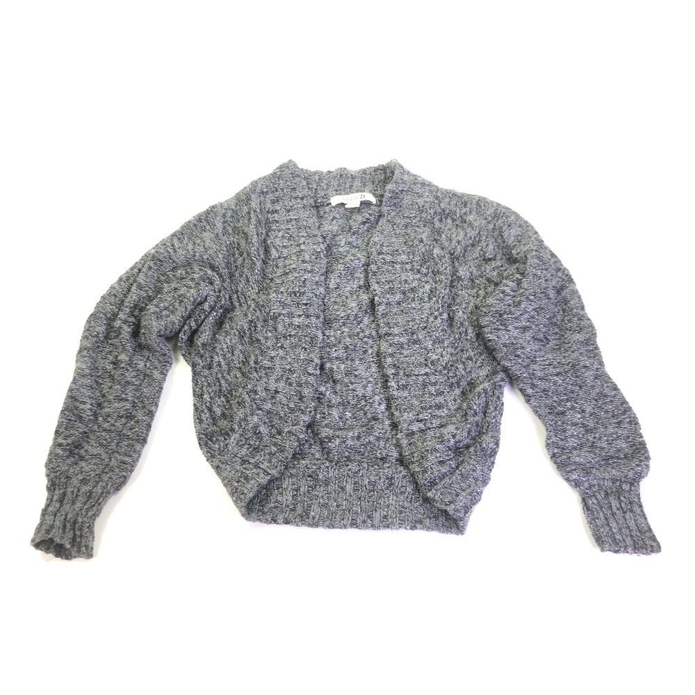 Forever 21 Grey Knitted Jacket Sz, S/P